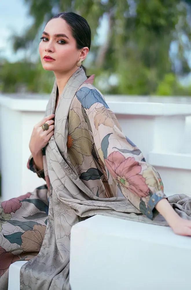 3PC DIGITAL PRINTED KHADDER SUIT - RO-610