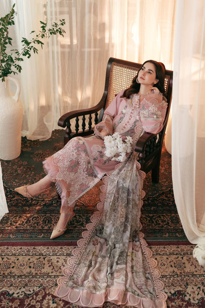 3-PCLAWN EMBROIDERED SUIT SR - 497