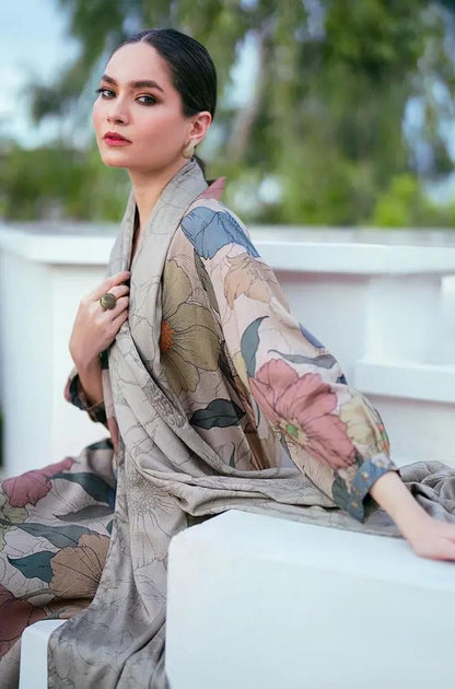 3PC DIGITAL PRINTED KHADDER SUIT - RO-610