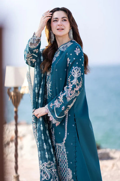 3PC EMBROIDERED LAWN SUIT - SR-521