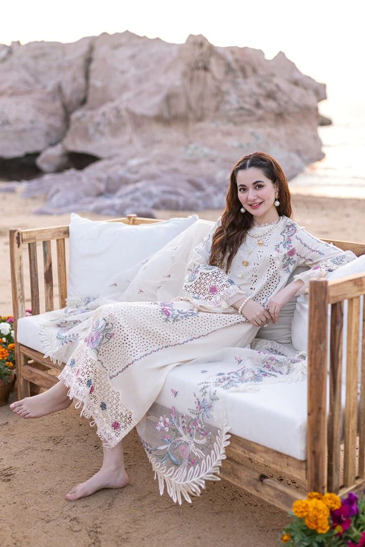 3 PC EMBROIDERED LAWN SUIT  - SR-315