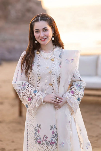 3 PC EMBROIDERED LAWN SUIT  - SR-315