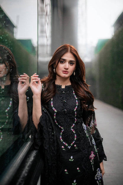 3PC EMBROIDERED LAWN SUIT - SR-512