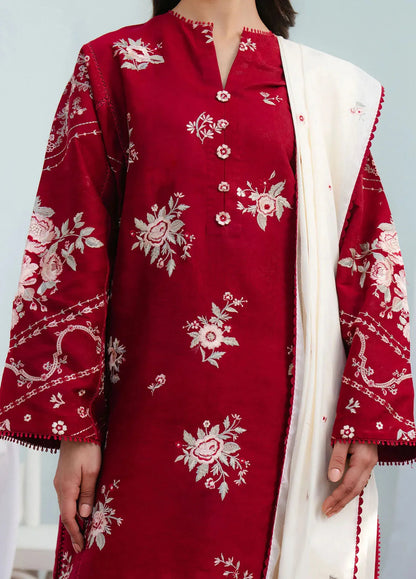 3 PC LAWN EMBROIDRED SUIT SR - 474