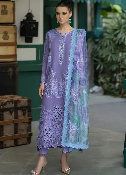 3PC EMBROIDERED LAWN SUIT  - SR-210